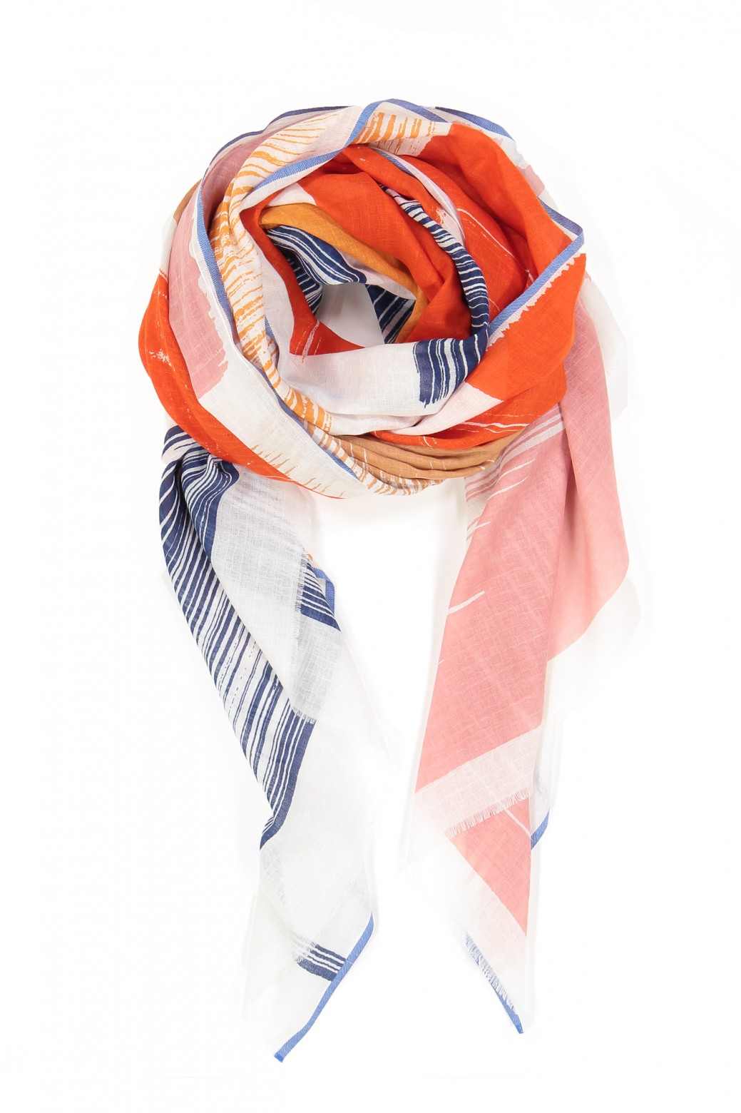Foulard GOUACHE Corail Foulard GOUACHE Corail