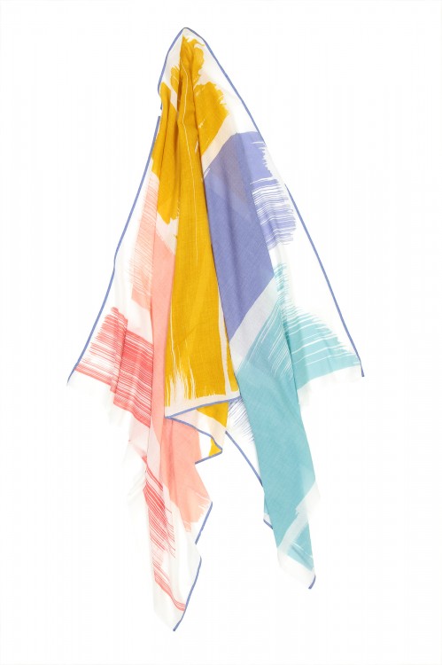 Foulard GOUACHE MAPOESIE Ambre