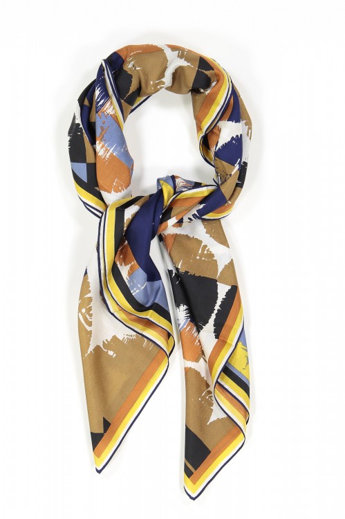 Foulard IDYLLE MAPOESIE Kaki