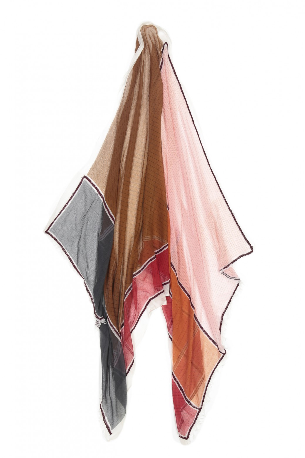 Foulard PATCHWORK Rose Wood Foulard PATCHWORK Rose Wood