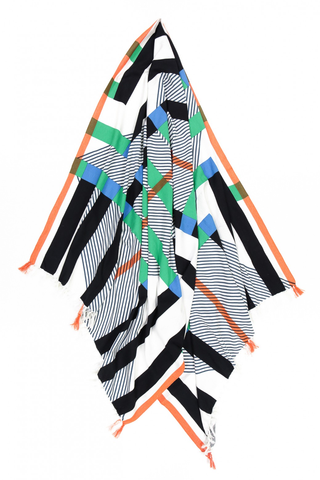Fouta BOLERO Noir Menthe Fouta BOLERO Noir Menthe