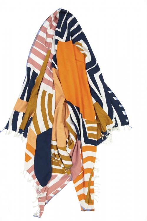 Fouta ODYSSEY Peche Ocre