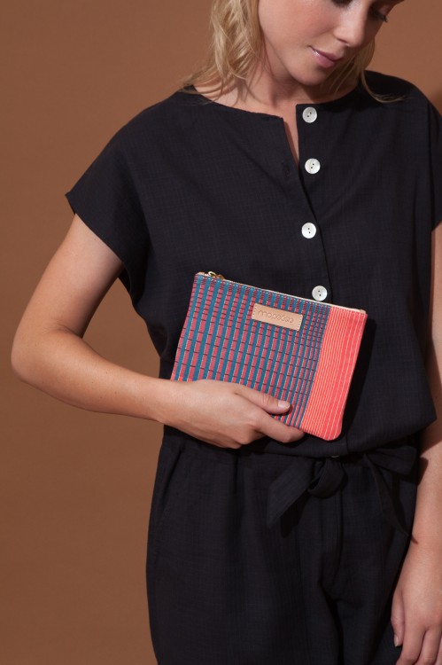 Pochette S GRADIENT Marine Rose