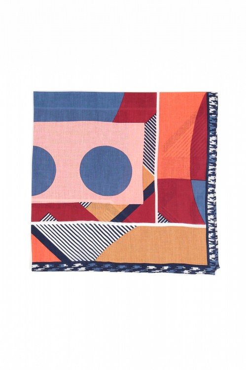 Square AMULETTE MAPOESIE Rouge