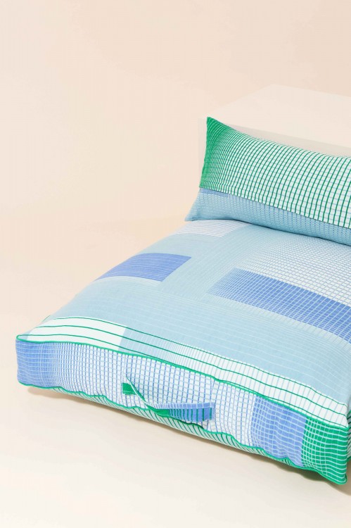 HOUSSE DE COUSSIN ECHO MAPOESIE ELECTRIQUE