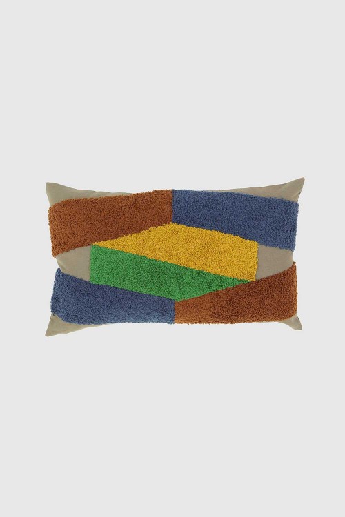 HOUSSE DE COUSSIN ODILE MAPOESIE KAKI