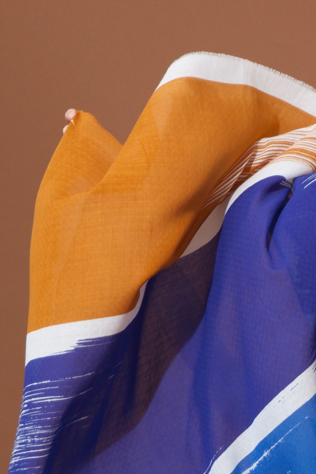 Foulard GOUACHE Bleu Foulard GOUACHE Bleu