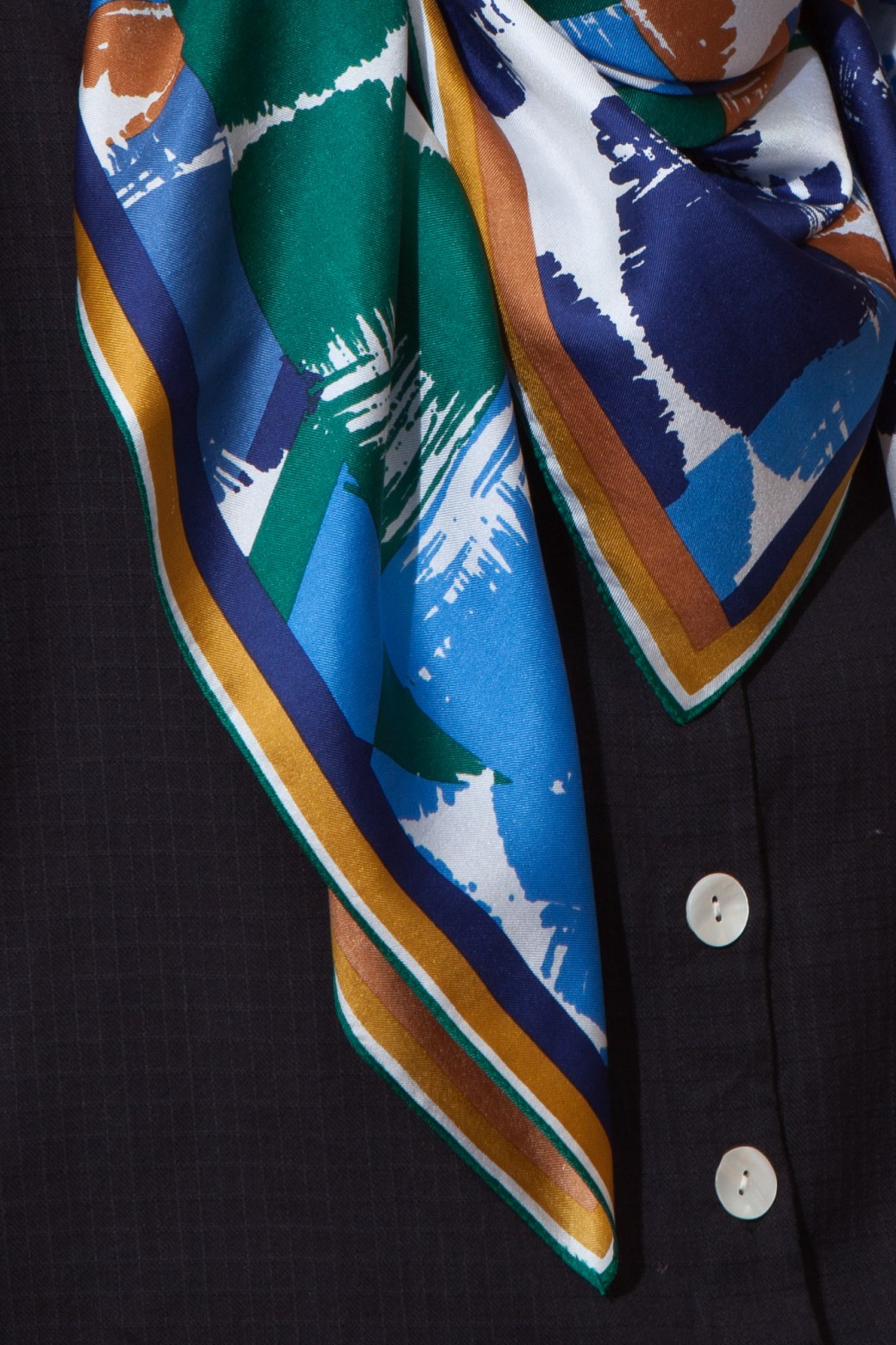 FOULARD IDYLLE BLEU FOULARD IDYLLE BLEU