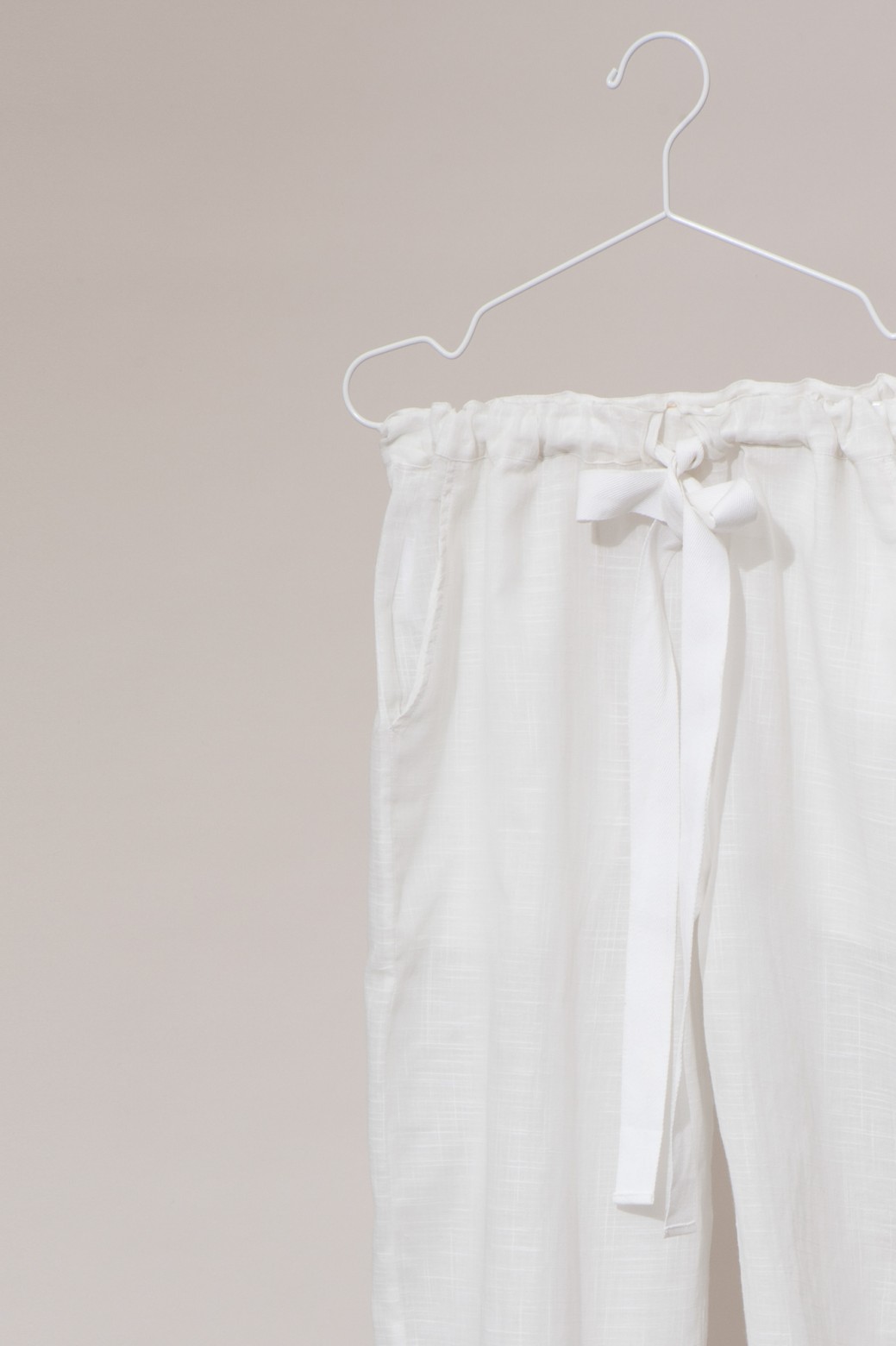 Pantalons COMORE Uni White