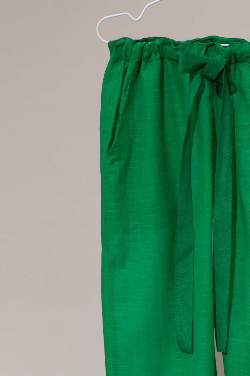 Pantalons COMORE Uni Vert Pantalons COMORE Uni Vert