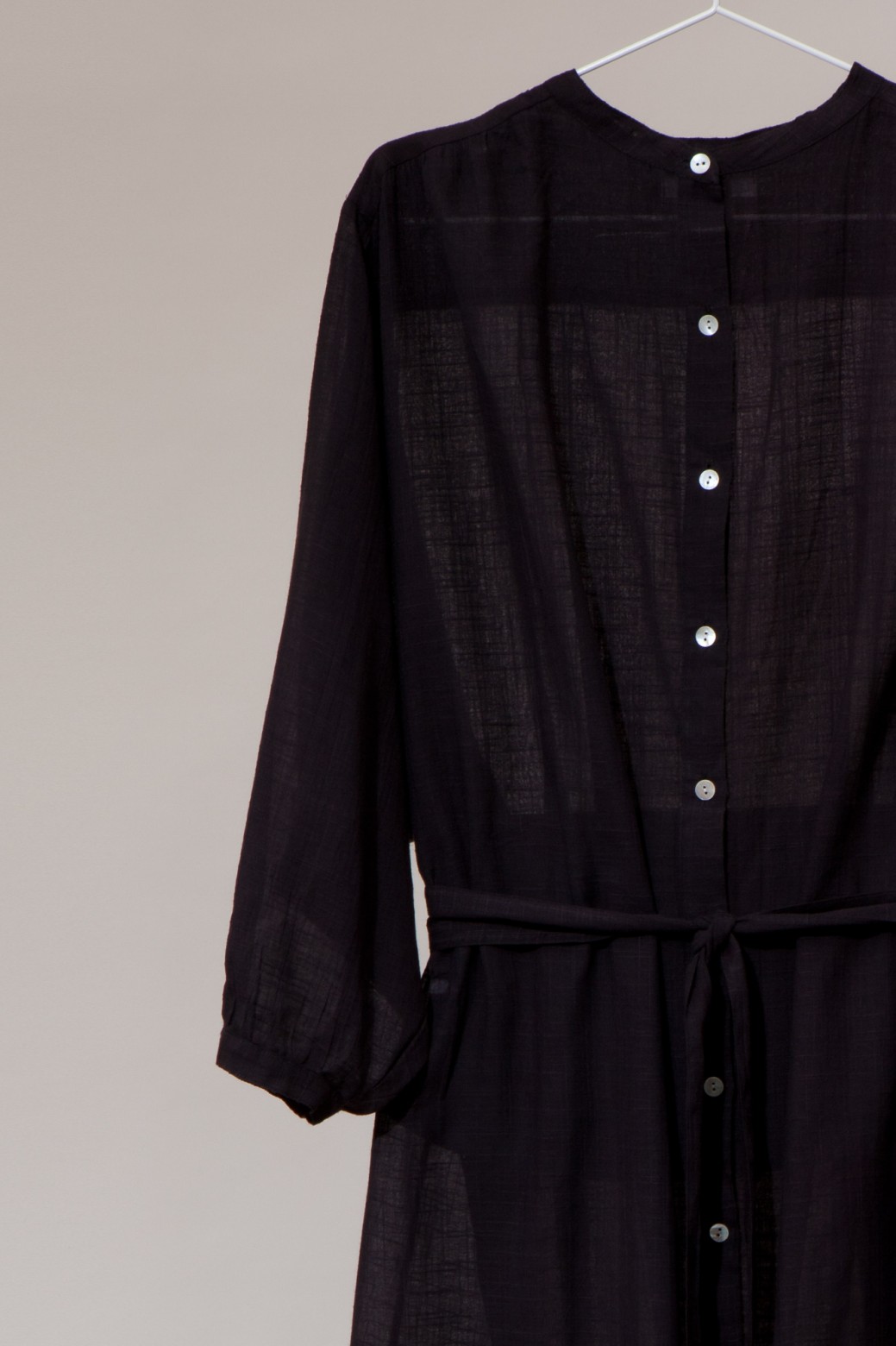 Robe EULALIE Uni Noir Robe EULALIE Uni Noir