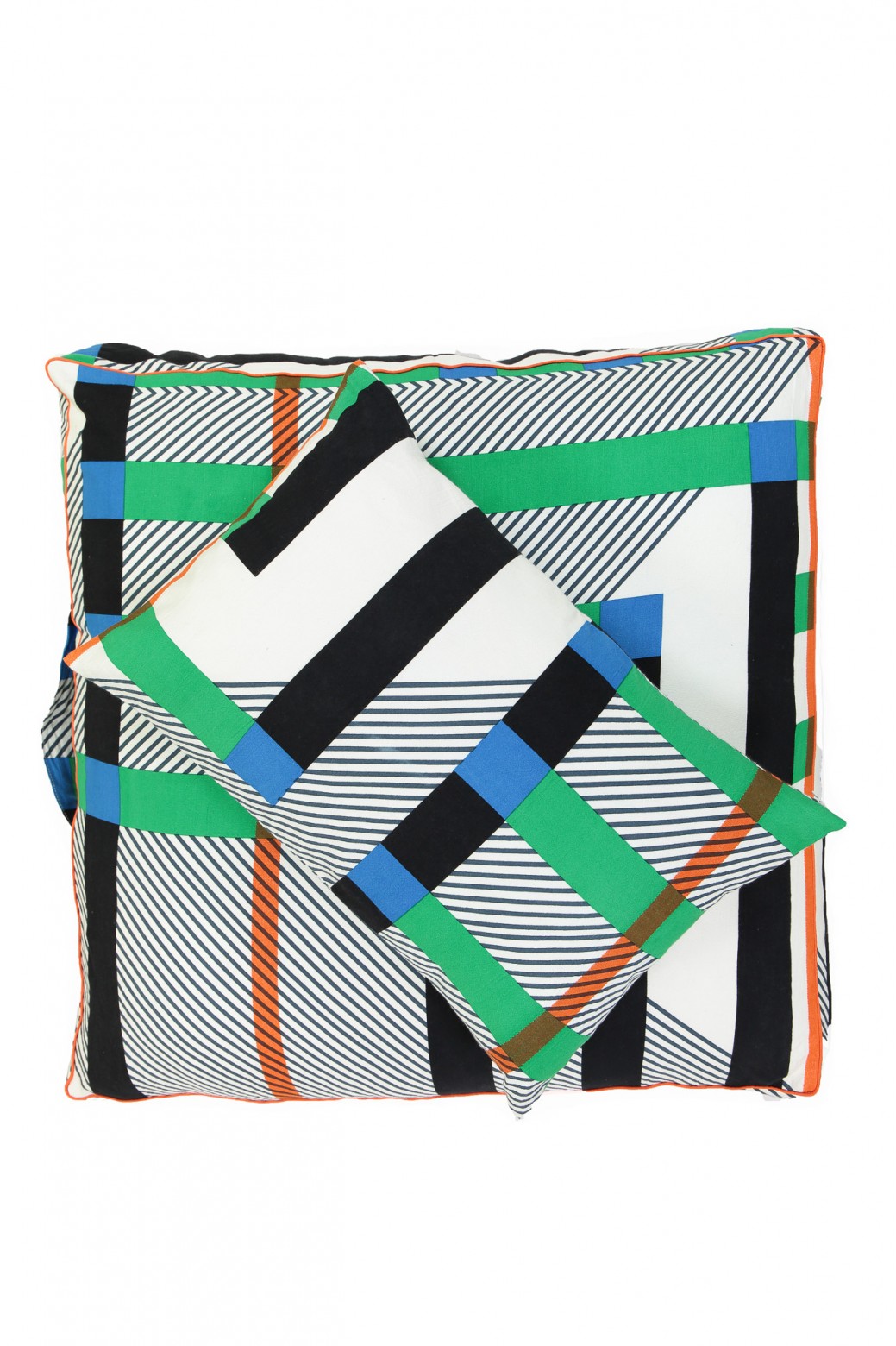 BOLERO BLACK MINT FLOOR CUSHION BOLERO BLACK MINT FLOOR CUSHION