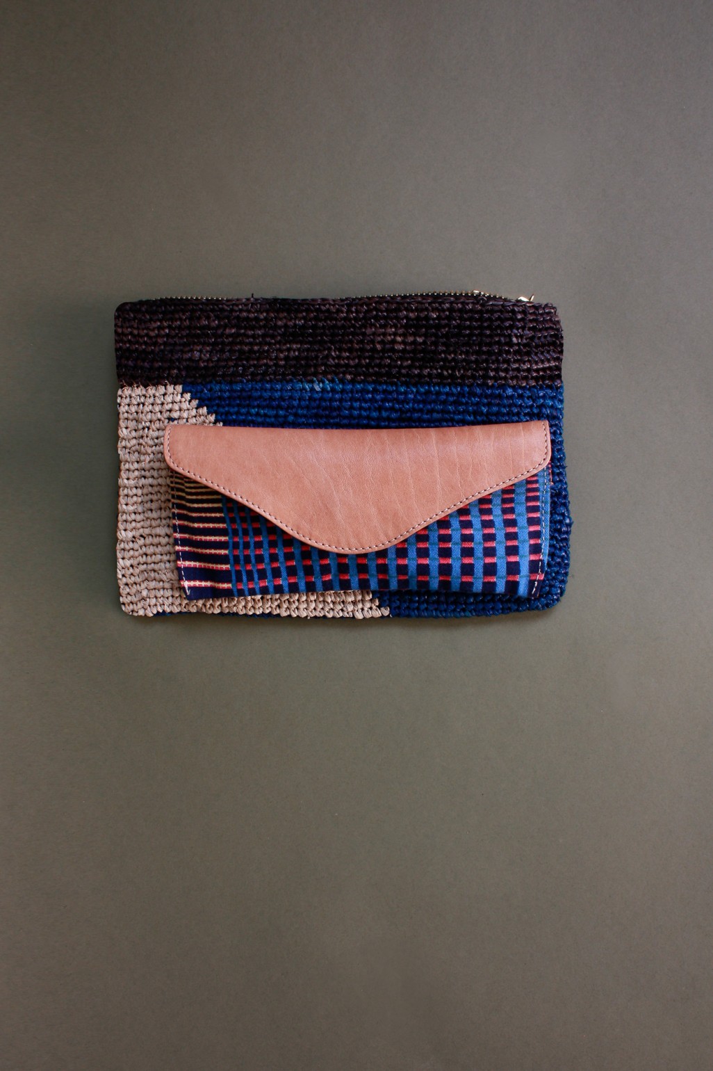 ÉTUI À LUNETTES GRADIENT MARINE ROSE