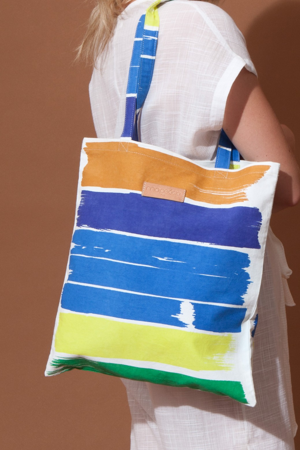 GOUACHE BLUE TOTE BAG GOUACHE BLUE TOTE BAG