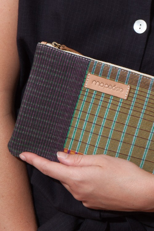 Pochette S GRADIENT MAPOESIE Vert Rose 2