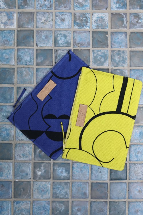 Pochette L ARABESQUE BLEU