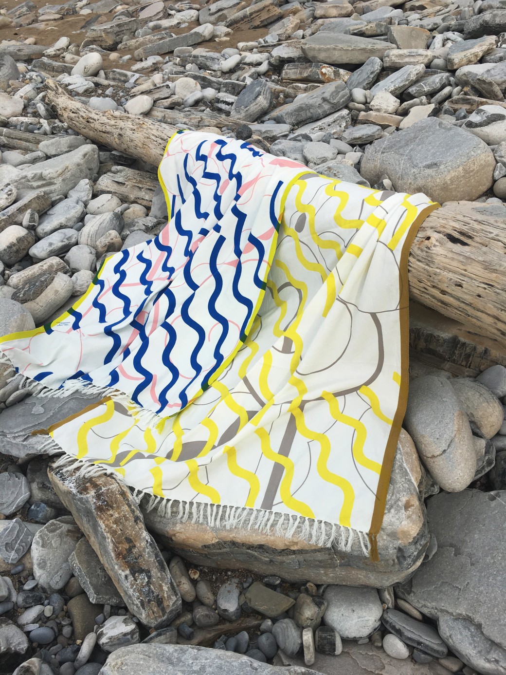 FOUTA VAGUES LIME FOUTA VAGUES LIME