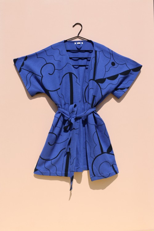 KIMONO ARABESQUE BLEU