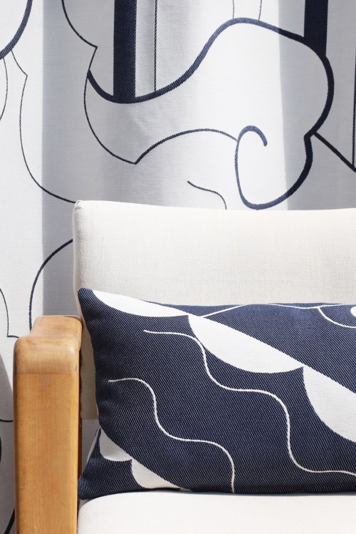 COUSSIN ARABESQUE BLEU
