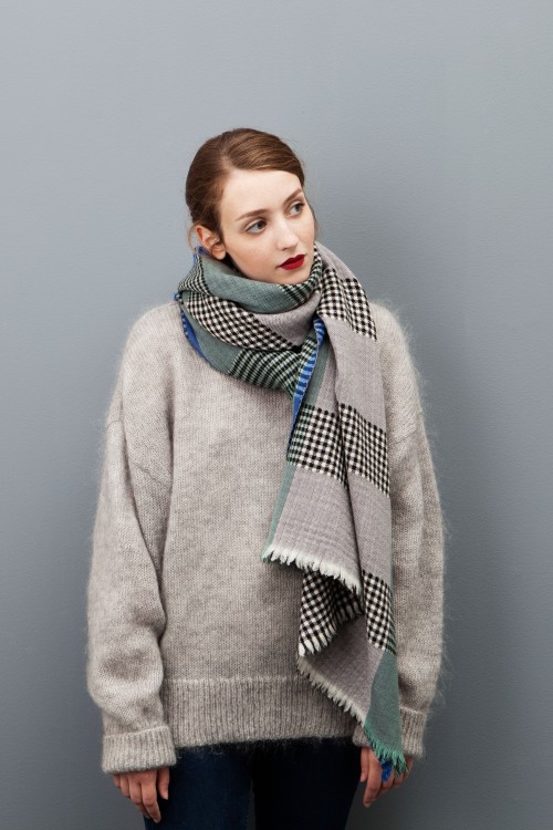 SCARF CANOPE GREY