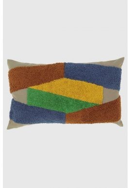 ODILE KHAKI LONG CUSHION COVER