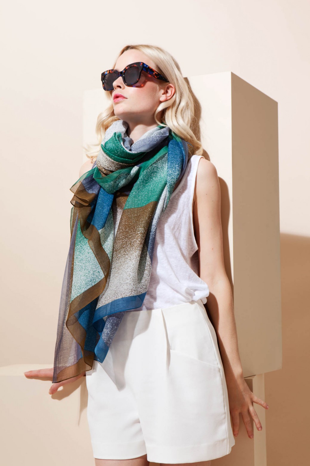 VIBRATION KAKI SCARF VIBRATION KAKI SCARF