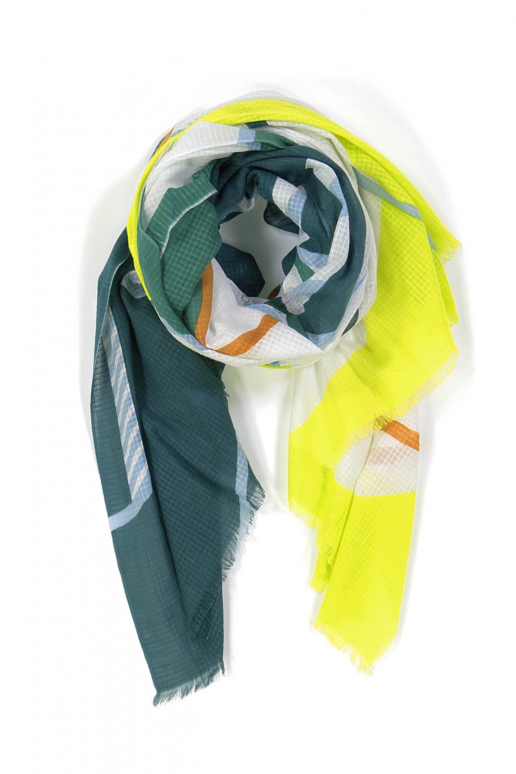 FOULARD CUBISTA LIME FOULARD CUBISTA LIME