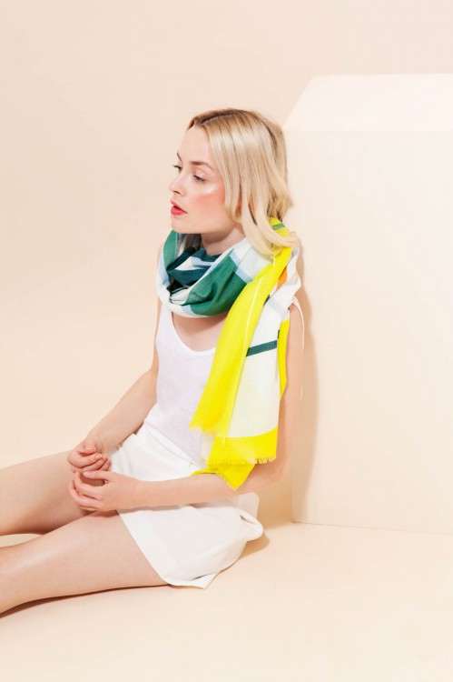 CUBISTA LIME SCARF