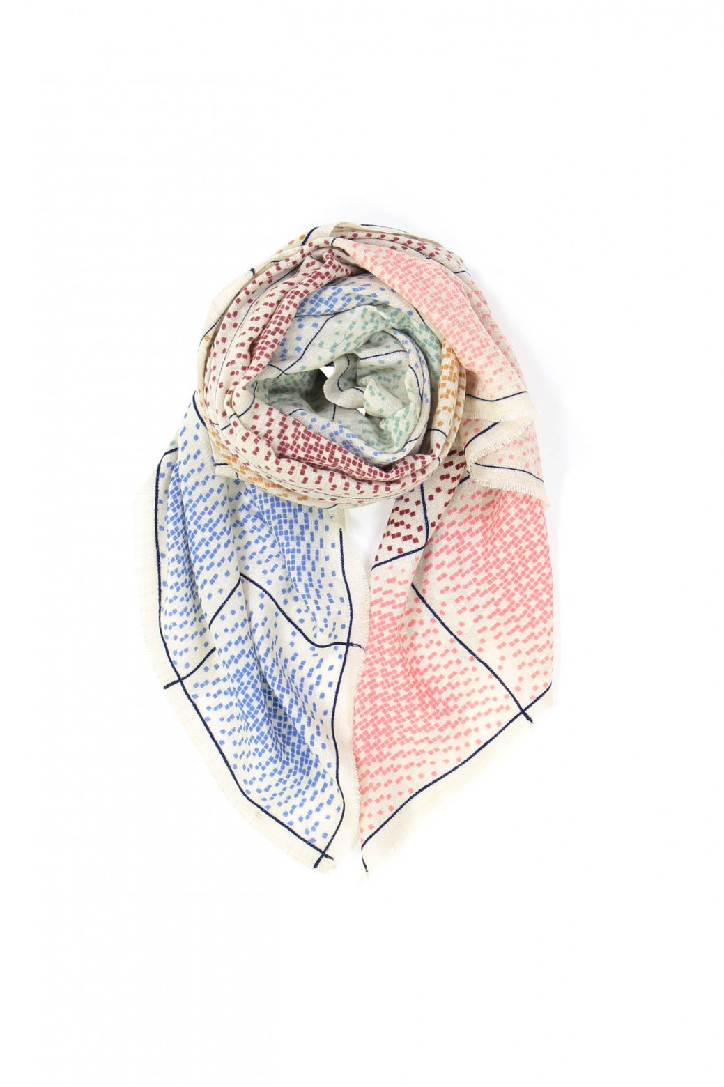 MONTRESOR BURGUNDY SCARF MONTRESOR BURGUNDY SCARF