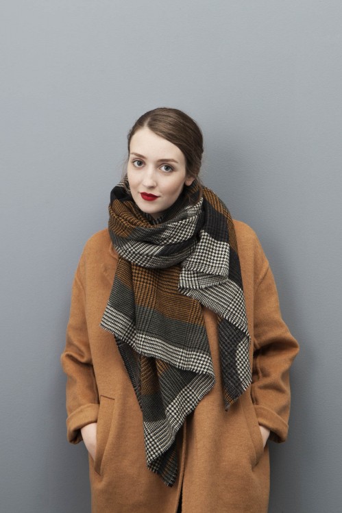 REFLET OCHER SCARF