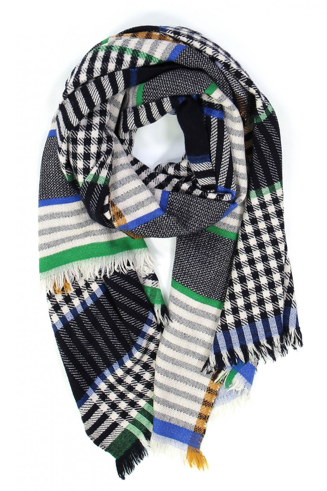 SOUS-BOIS BLACK SCARF SOUS-BOIS BLACK SCARF