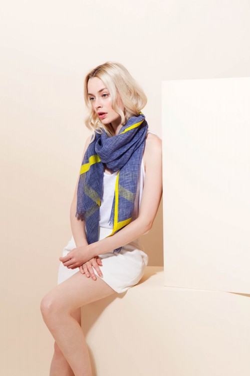 FLORIDE BLUE SCARF
