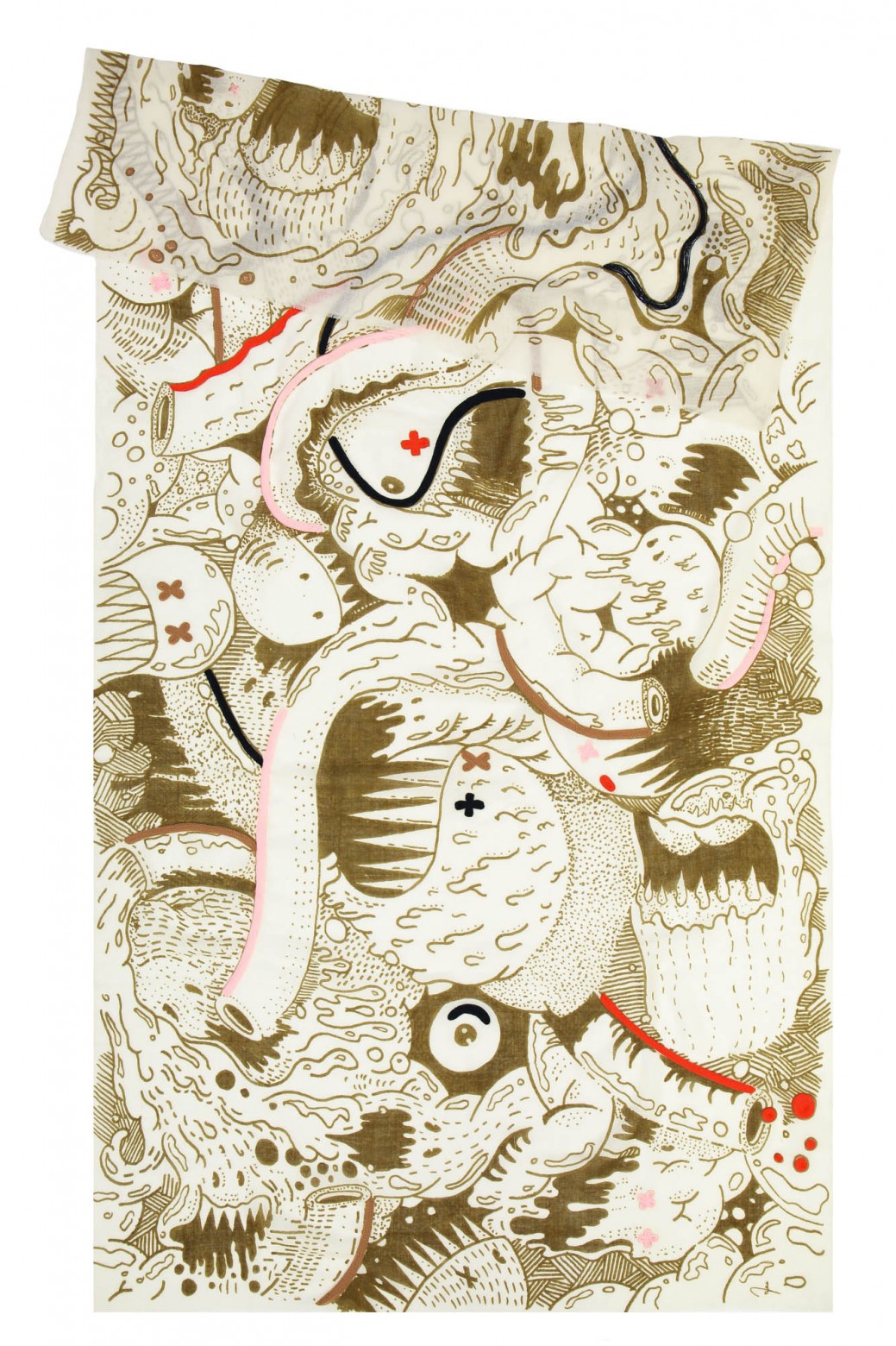 THE THING KHAKI SCARF THE THING KHAKI SCARF