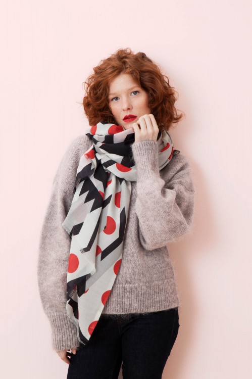 GARANCE PINK SCARF