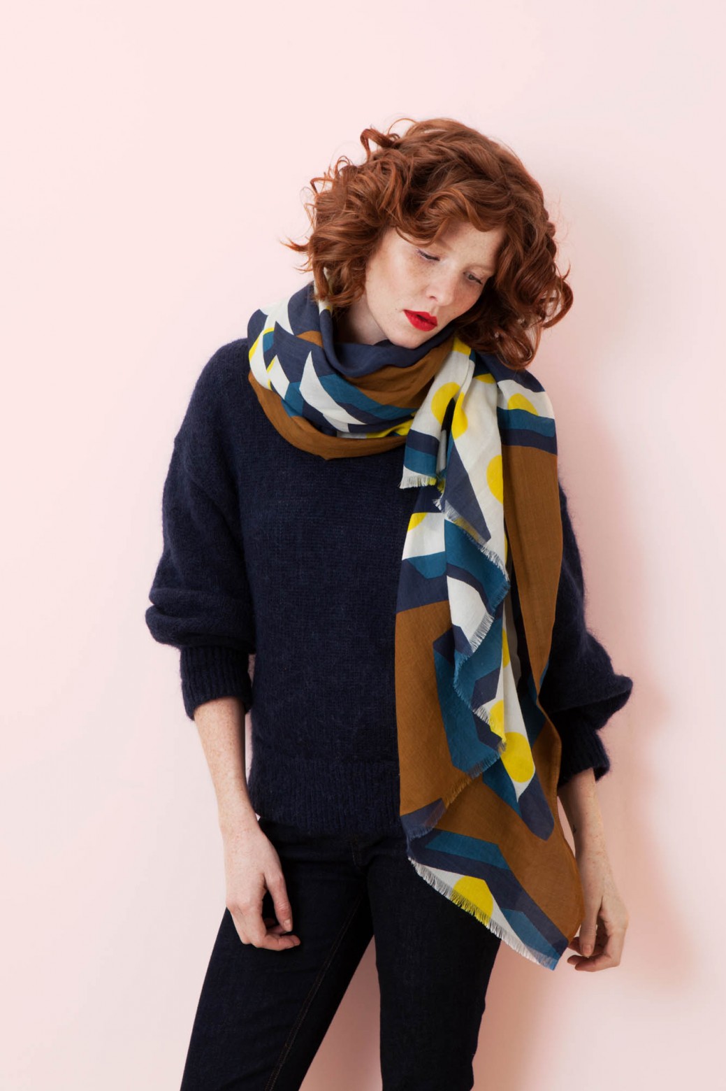 GARANCE KHAKI SCARF GARANCE KHAKI SCARF
