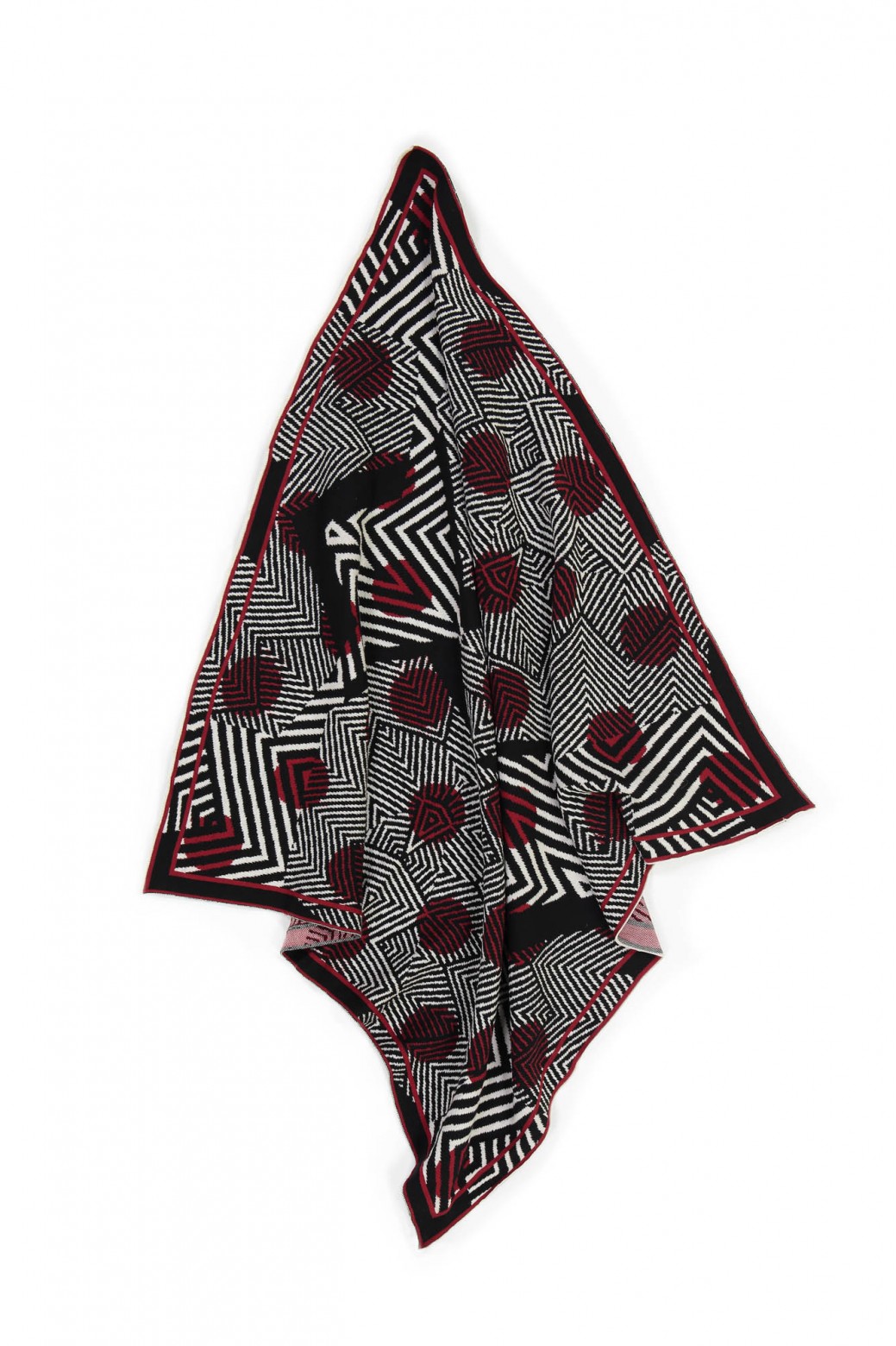 SAQUI BURGUNDY SCARF SAQUI BURGUNDY SCARF