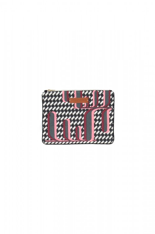 REFLET BURGUNDY BIG POUCH
