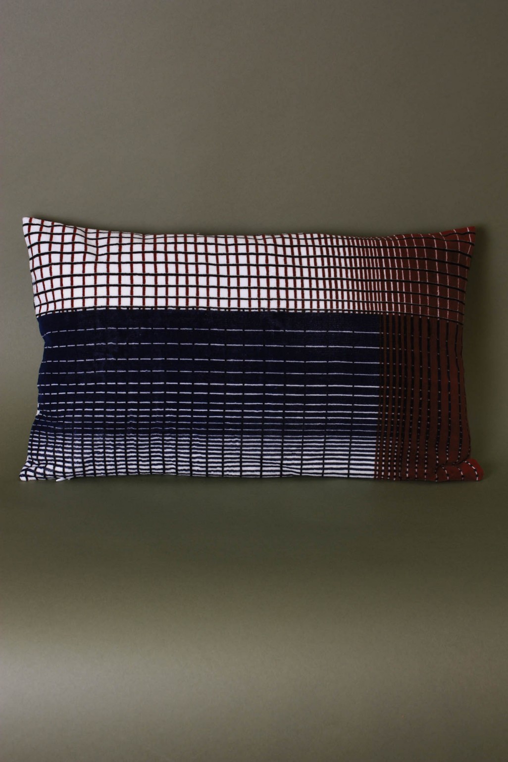 Housse de coussin Yvonne Marine