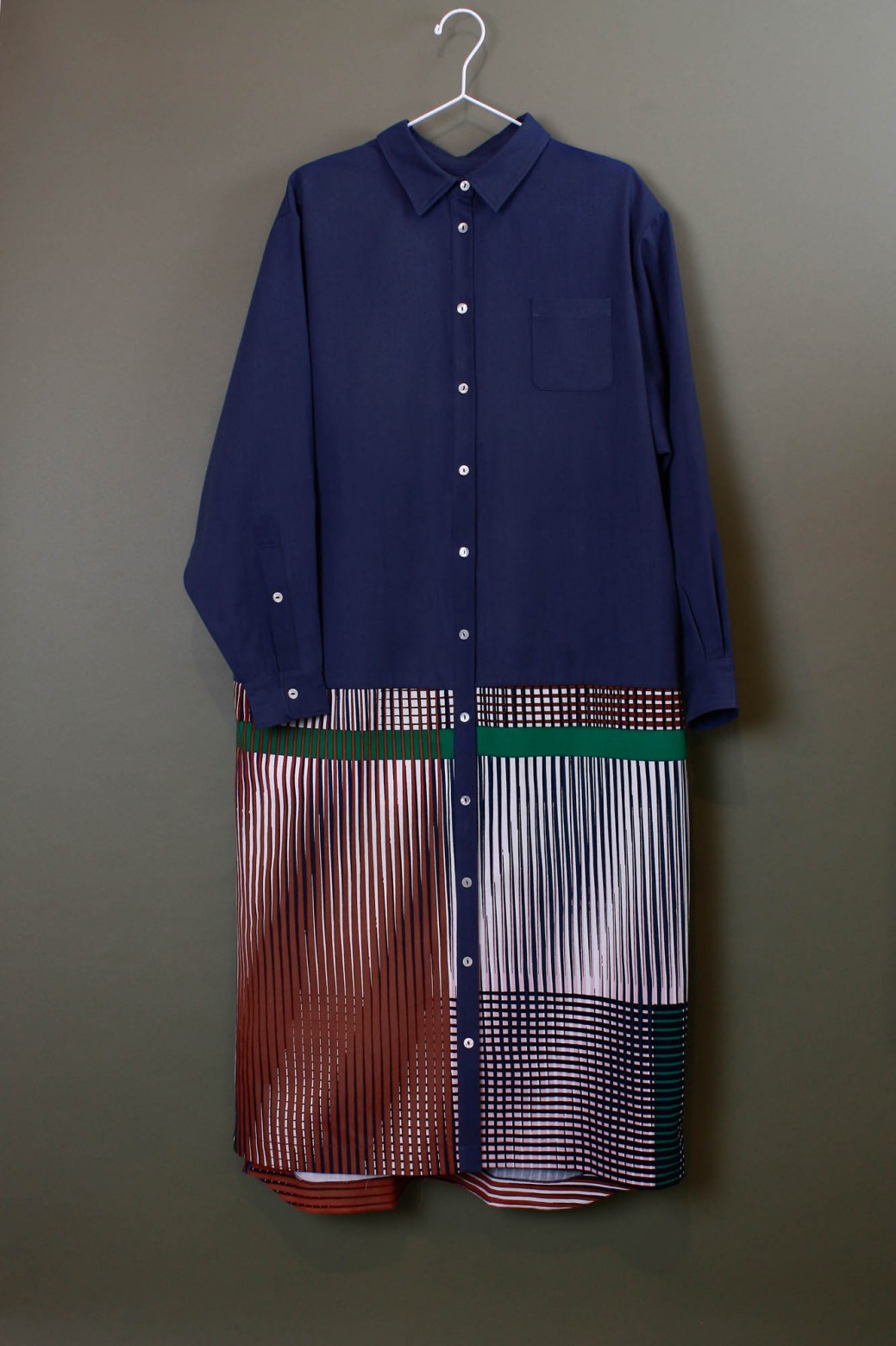 Cesar Marine Shirt Dress Cesar Marine Shirt Dress