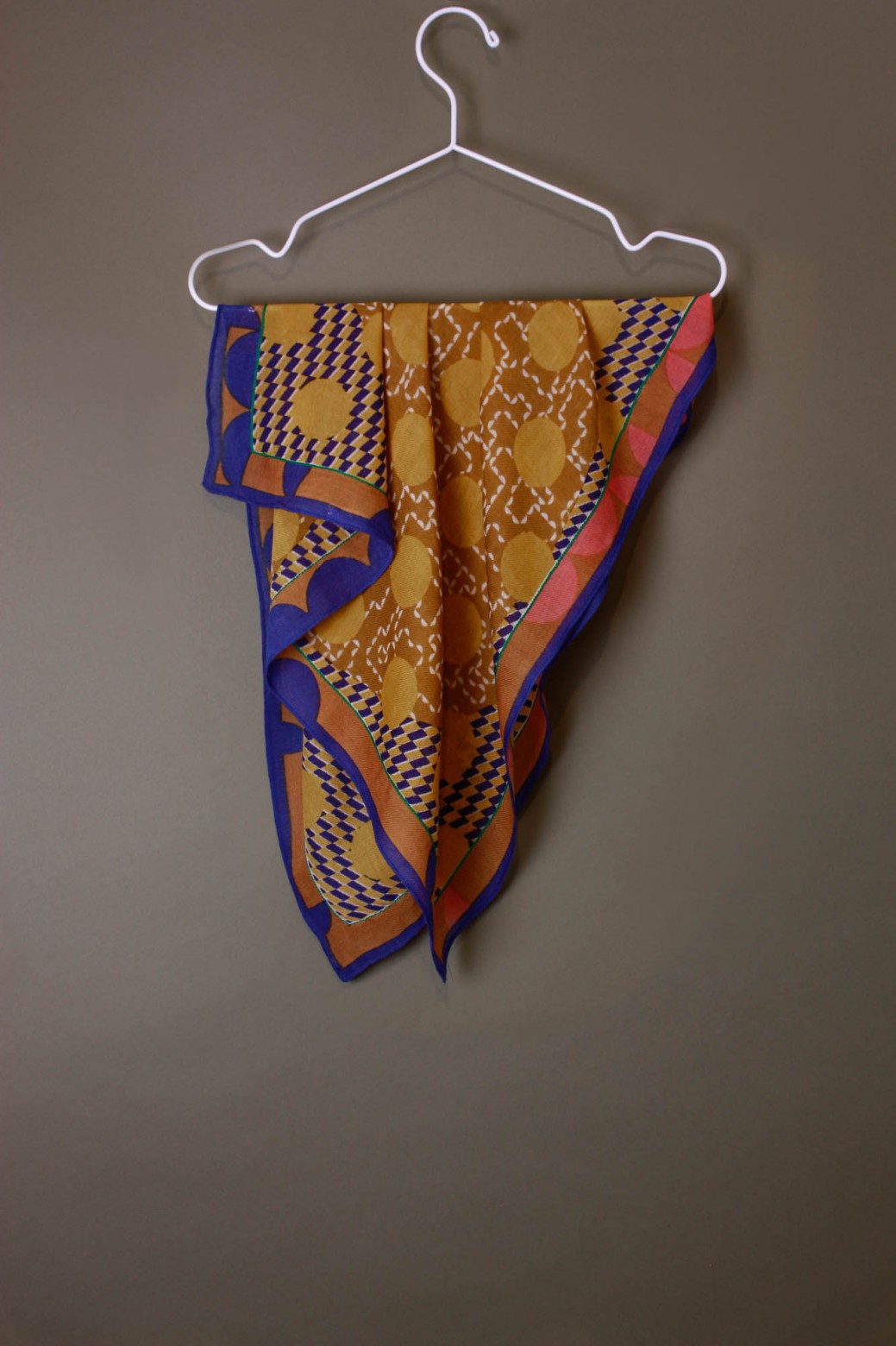 Foulard Partition Moutarde