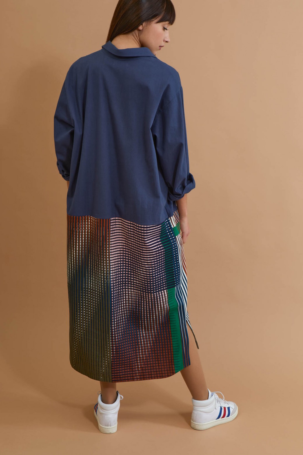 Cesar Marine Shirt Dress Cesar Marine Shirt Dress