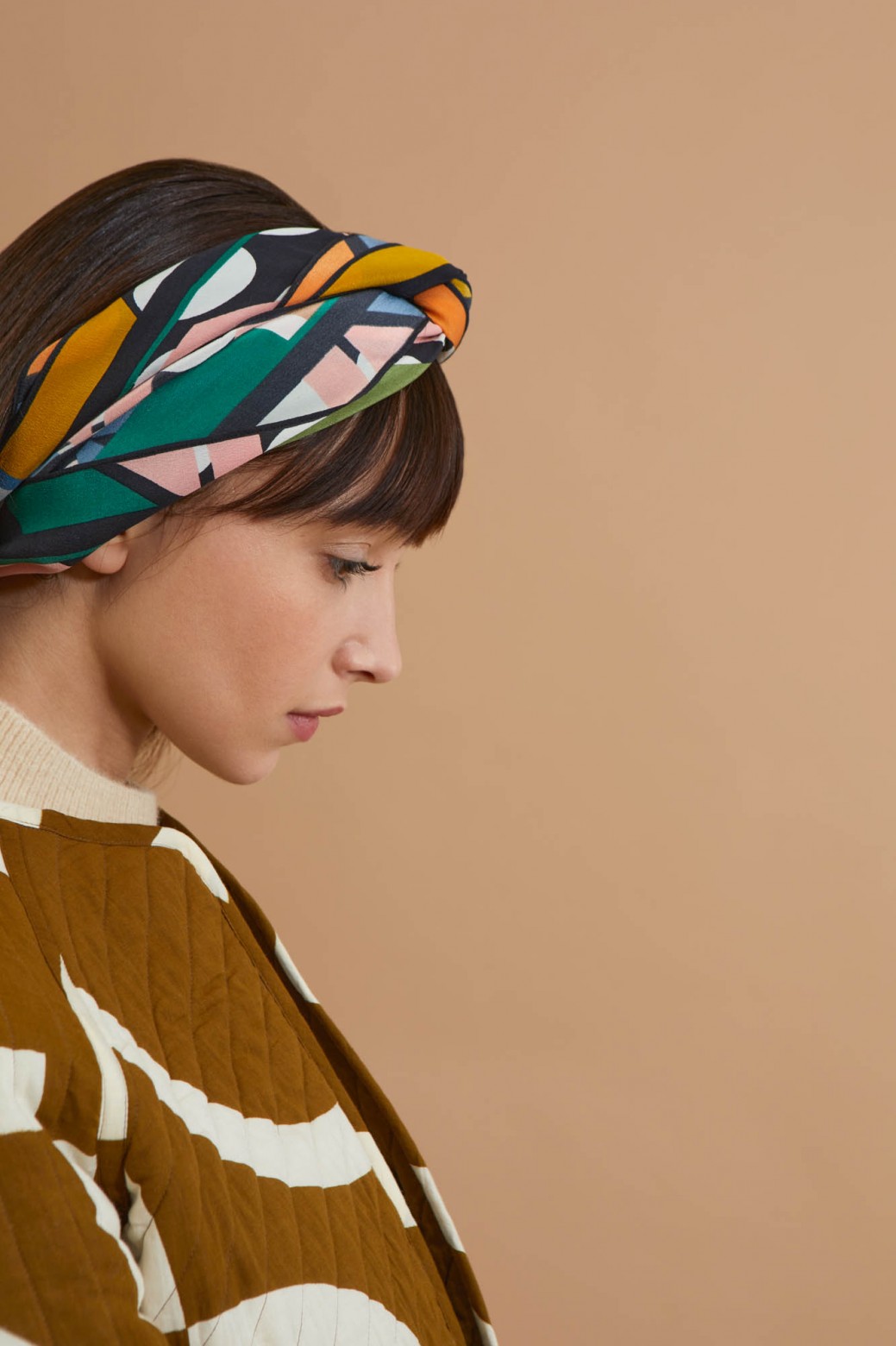 Foulard Musique kaki Foulard Musique kaki