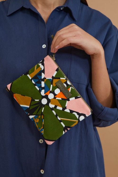 Petite Pochette Musique Kaki