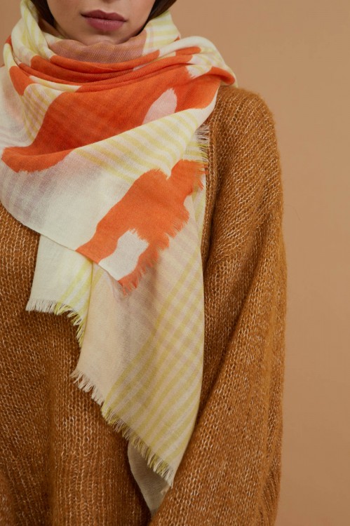 Foulard Nuage Pêche