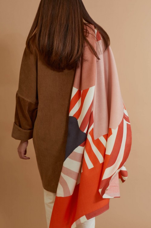 Foulard Onirique Corail