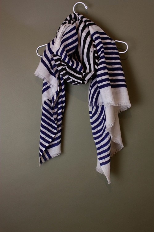 Navy Zen Scarf