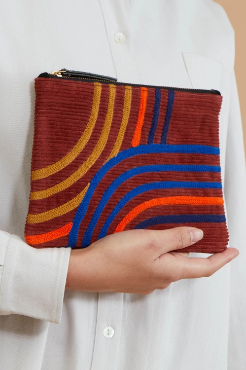 Petite Pochette Zen Acajou