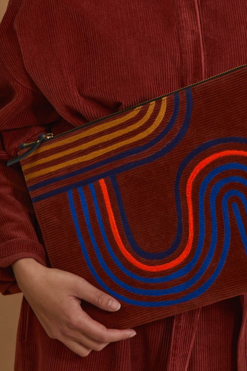 Zen Mahogany Computer Pouch