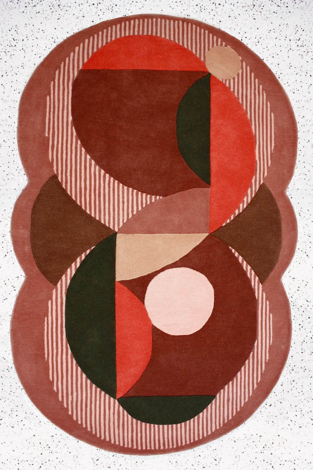 Coquillage Roux Rug
