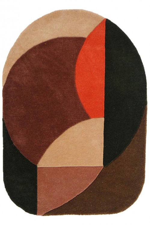 Tapis Coquillage Roux